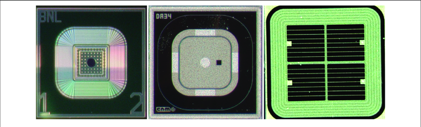 Examples of LGADs from different foundries